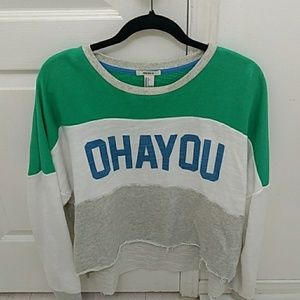 Forever 21 Ohayou Crew Neck Sweater